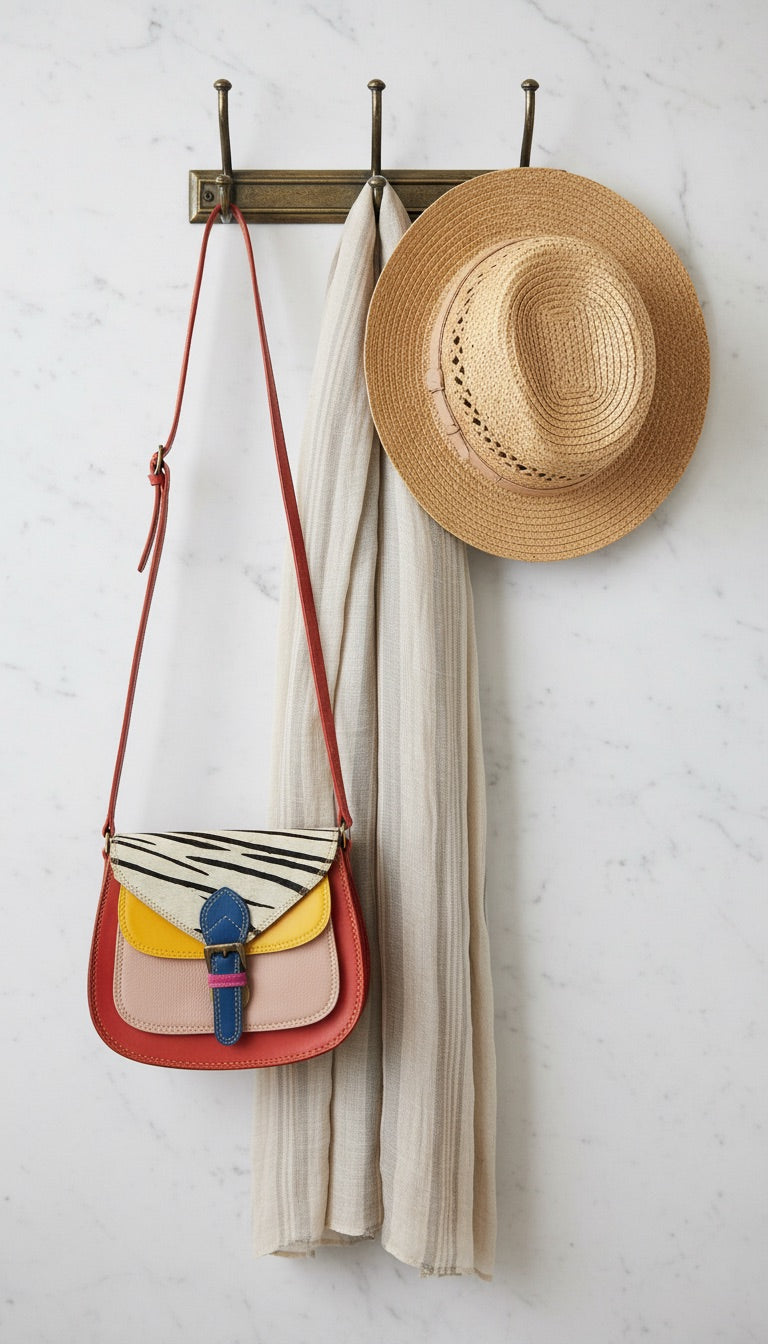 Handmade Leather Crossbody Bag - Romy - Wild Zest