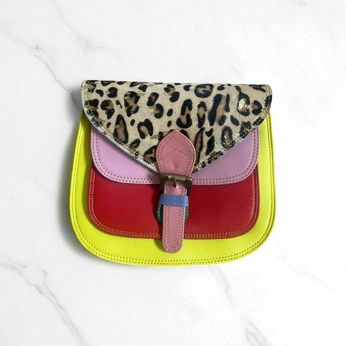 Handmade Leather Crossbody Bag