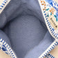 Handmade Duffle Bag - The Indria - Patchwork and Postcards -Bluebell