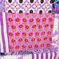 Handmade Duffle Bag - The Indria - Patchwork and Postcards - Violet