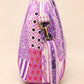 Handmade Duffle Bag - The Indria - Patchwork and Postcards - Violet