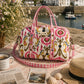 Handmade Duffle Bag - The Indria - Postcards from the Coast - Arlo