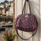 Handmade Duffle Bag - The Indria - Postcards from the Coast -Heather Cove