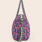 Handmade Duffle Bag - The Indria - Postcards from the Coast -Heather Cove