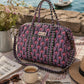Handmade Duffle Bag - The Indria - Postcards from the Coast -Heather Cove