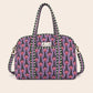 Handmade Duffle Bag - The Indria - Postcards from the Coast -Heather Cove