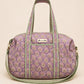 Handmade Duffle Bag - The Indria - Postcards from the Coast -Lavender Quay