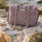 Handmade Duffle Bag - The Indria - Postcards from the Coast -Lavender Quay