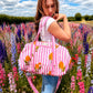 Handmade Duffle Bag - The Indria - Postcards from the Coast -Lemon Pier