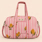 Handmade Duffle Bag - The Indria - Postcards from the Coast -Lemon Pier