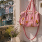 Handmade Duffle Bag - The Indria - Postcards from the Coast -Lemon Pier