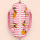 Handmade Duffle Bag - The Indria - Postcards from the Coast -Lemon Pier