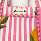 Handmade Duffle Bag - The Indria - Postcards from the Coast -Lemon Pier
