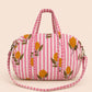 Handmade Duffle Bag - The Indria - Postcards from the Coast -Lemon Pier