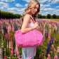 Handmade Duffle Bag - The Indria - Postcards from the Coast - Mabel