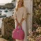 Handmade Duffle Bag - The Indria - Postcards from the Coast - Mabel