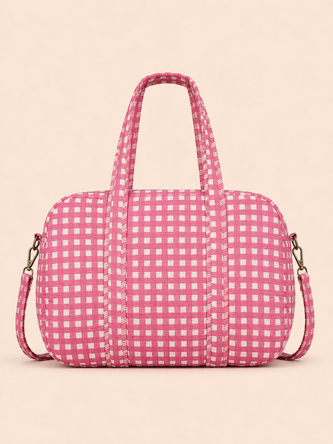 Handmade Duffle Bag - The Indria - Postcards from the Coast - Mabel