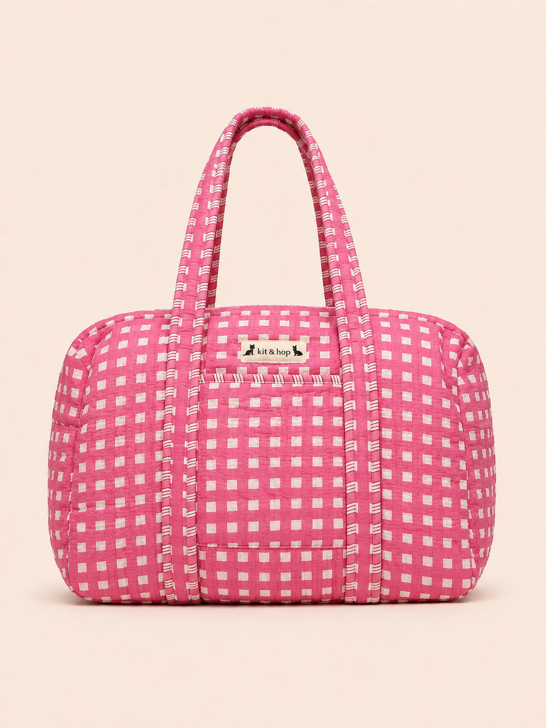 Handmade Duffle Bag - The Indria - Postcards from the Coast - Mabel