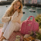 Handmade Duffle Bag - The Indria - Postcards from the Coast - Mabel