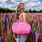 Handmade Duffle Bag - The Indria - Postcards from the Coast - Mabel