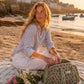 Handmade Duffle Bag - The Indria - Postcards from the Coast -Rosemary Bay