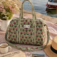 Handmade Duffle Bag - The Indria - Postcards from the Coast -Rosemary Bay