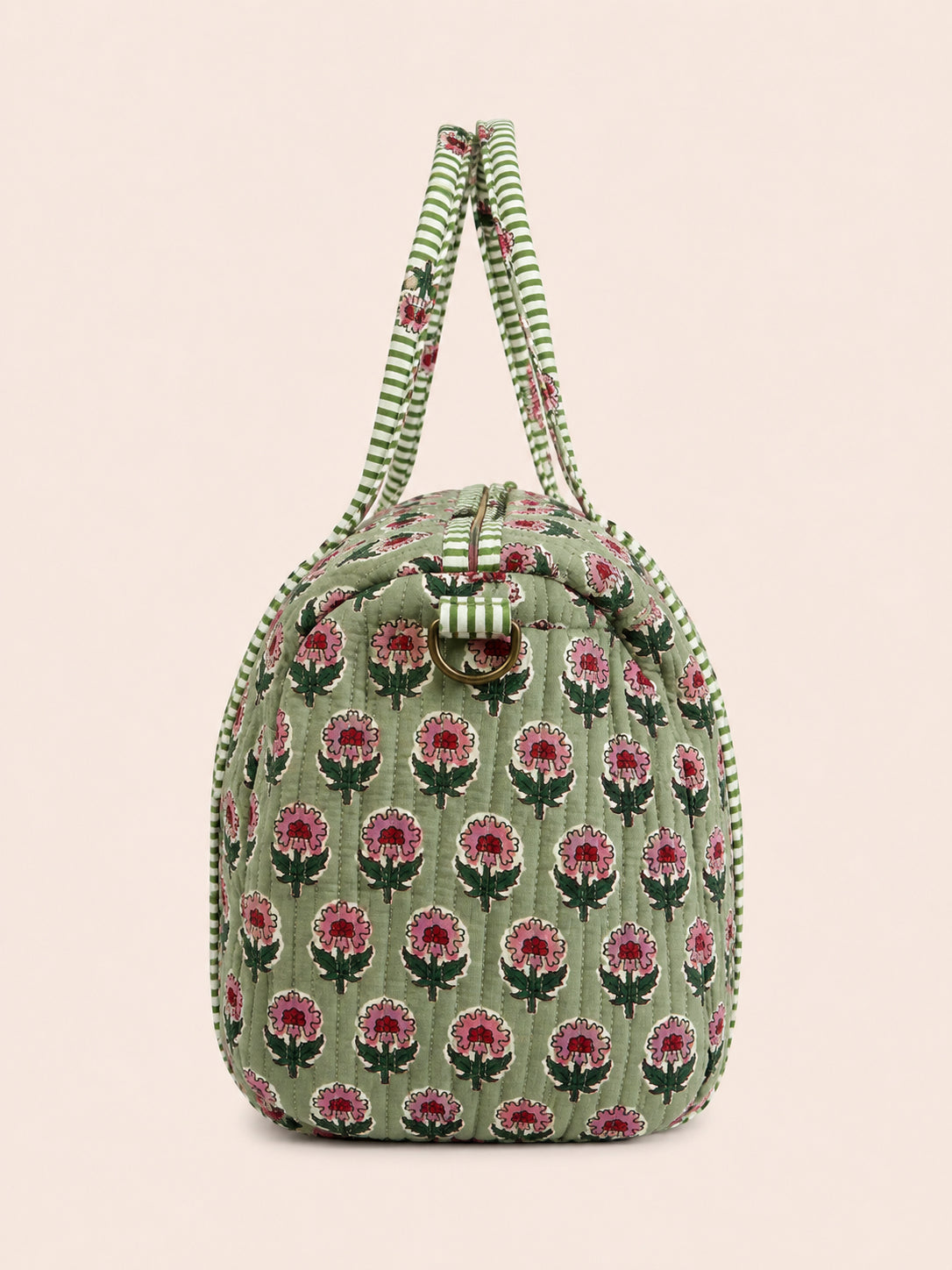 Handmade Duffle Bag - The Indria - Postcards from the Coast -Rosemary Bay