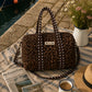 Handmade Duffle Bag - The Indria - Postcards from the Coast - Sable