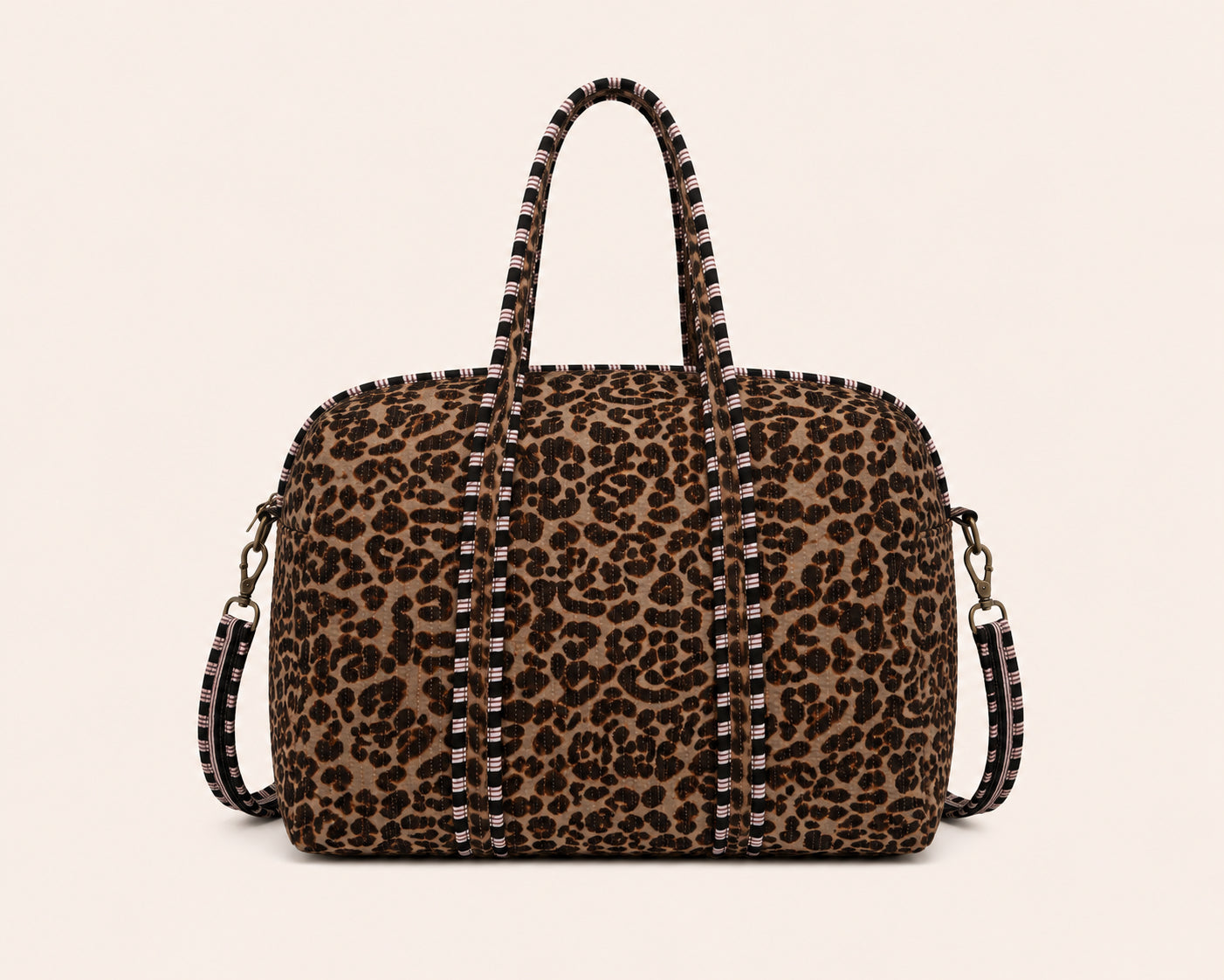 Handmade Duffle Bag - The Indria - Postcards from the Coast - Sable