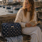 Handmade Duffle Bag - The Indria - Postcards from the Coast -Sailor Bloom
