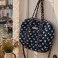 Handmade Duffle Bag - The Indria - Postcards from the Coast -Sailor Bloom