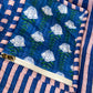 Handmade Duffle Bag - The Indria - Postcards from the Coast -Sailor Bloom