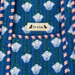 Handmade Duffle Bag - The Indria - Postcards from the Coast -Sailor Bloom