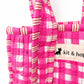 Handmade Cotton Mini Tote Bag - Lila - Mabel
