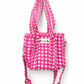 Handmade Cotton Mini Tote Bag - Lila - Mabel