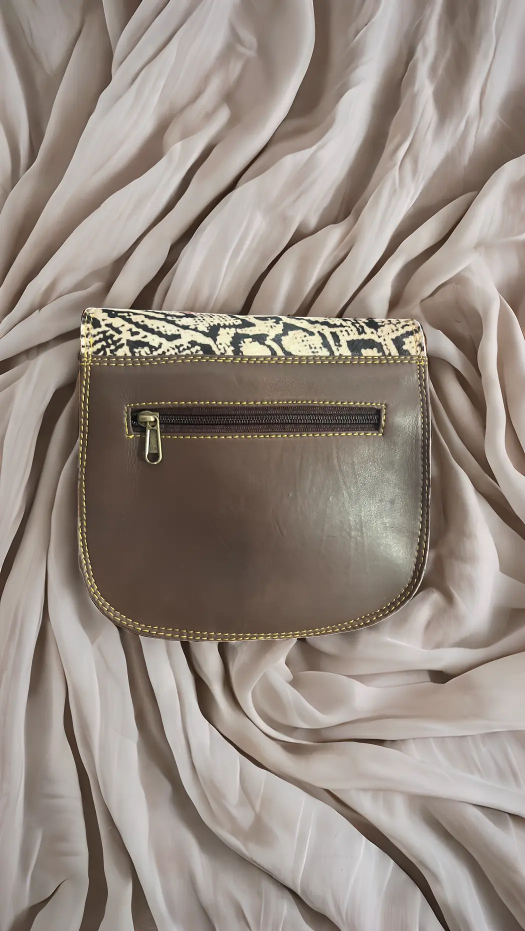 The Romy – Handmade Reclaimed Leather Cross body Bag