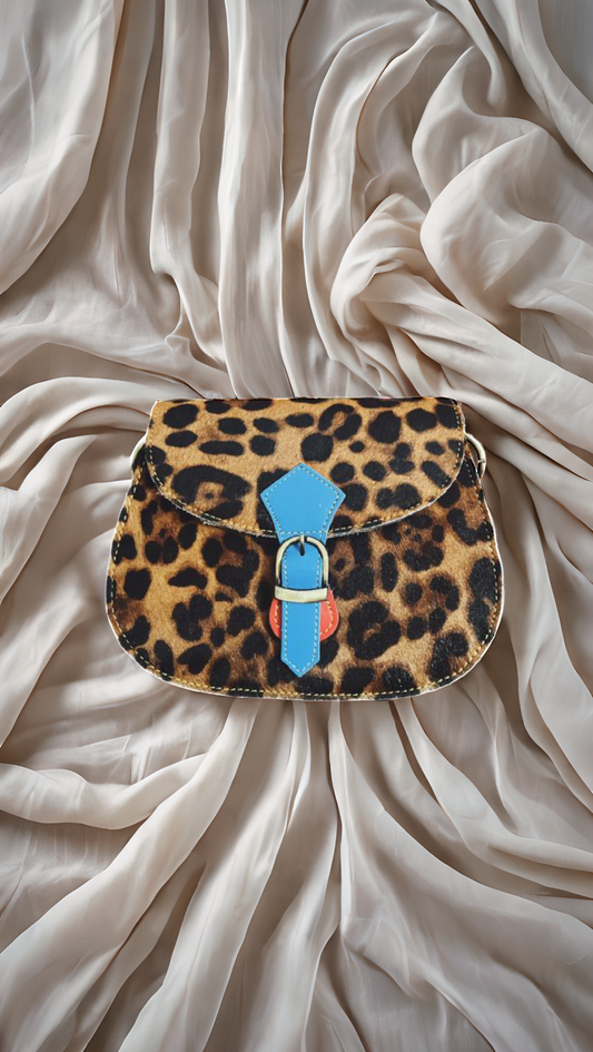 Tula - Leopard and Cornflower Blue