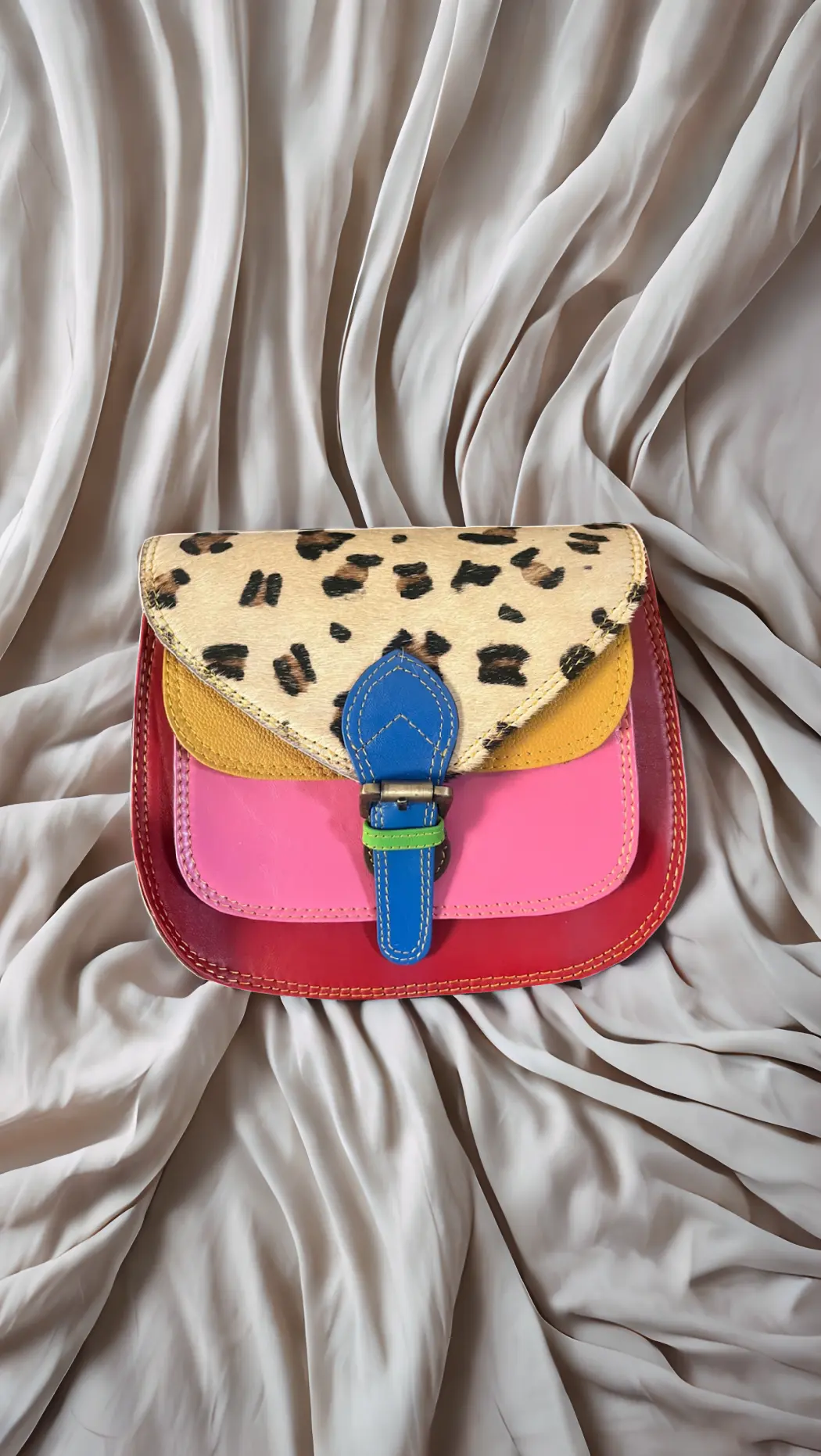 The Romy – Handmade Reclaimed Leather Cross body Bag