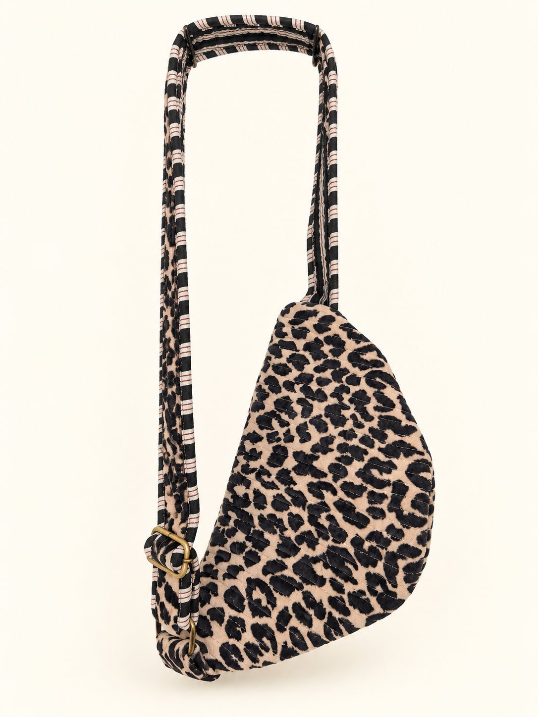 Mini Cross Body Bag in Leopard Blush