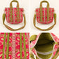 The Mini Tote in Pink Pomegranate