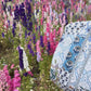 Handmade Duffle Bag - The Indria - Patchwork and Postcards -Bluebell