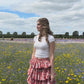Daisy Skirt - Meadow + Market - Coral Bloom