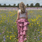 handcrafted tiered maxi skirt in sweatpea