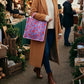 Large Tote Bag - The Willow - Purple
