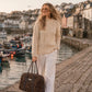 Handmade Duffle Bag - The Indria - Postcards from the Coast - Sable