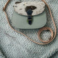 Handmade Leather Crossbody bag - Mira - Mint Rodeo