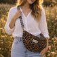 Handmade Cross Body Bag - Elara - Wildflower Path - Sable