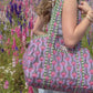 Handmade Duffle Bag - The Indria - Postcards from the Coast -Heather Cove