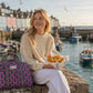 Handmade Duffle Bag - The Indria - Postcards from the Coast -Heather Cove