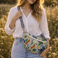 Handmade Cross Body Bag - Elara - Wildflower Path - Zola